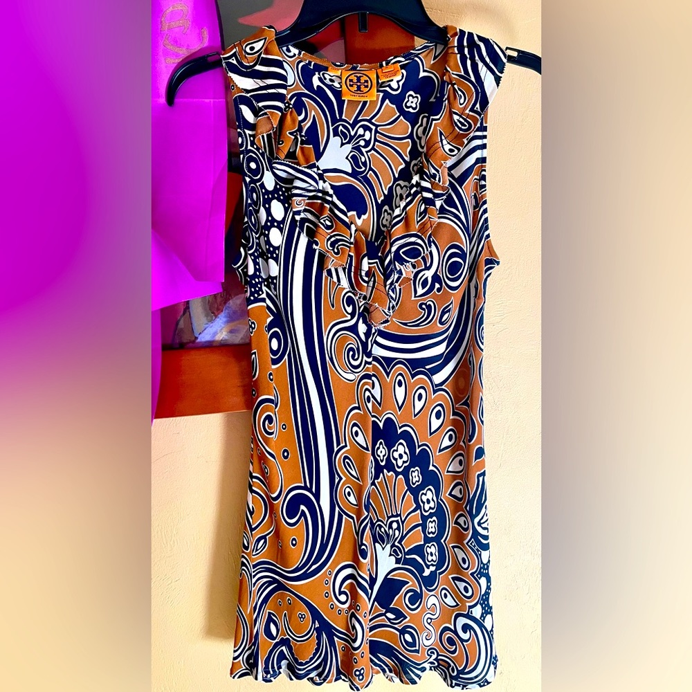 Tory Burch Silk Blouse Top Size 10